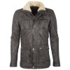 Geaca de Piele Barbati Deercraft Gri Inchis DMRamus LWAWV W geci de piele - readytowear.ro