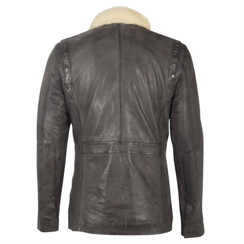 Geaca de Piele Barbati Deercraft Gri Inchis DMRamus LWAWV W – IMBRACAMINTE Geaca de Piele Barbati Deercraft Gri Inchis DMRamus LWAWV W – IMBRACAMINTE