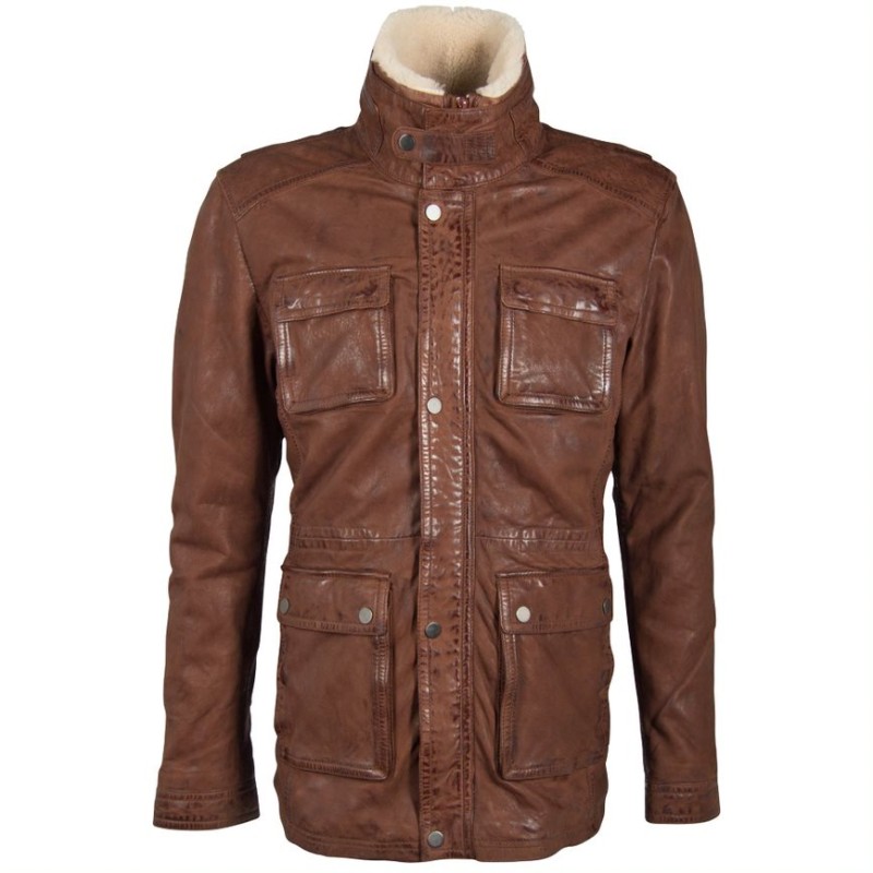 Geaca de Piele Barbati Deercraft Maro Inchis DMRamus LWAWV W – IMBRACAMINTE Geaca de Piele Barbati Deercraft Maro Inchis DMRamus LWAWV W – IMBRACAMINTE