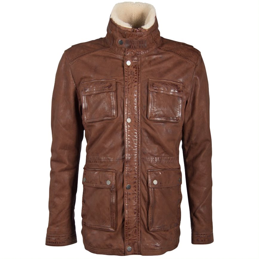 Geaca de Piele Barbati Deercraft Maro Inchis DMRamus LWAWV W – IMBRACAMINTE Geaca de Piele Barbati Deercraft Maro Inchis DMRamus LWAWV W – IMBRACAMINTE