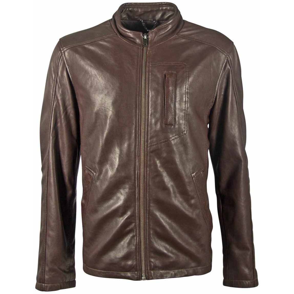 Geaca de Piele Barbati Deercraft Maro Inchis DMSwosh LABRAV – IMBRACAMINTE