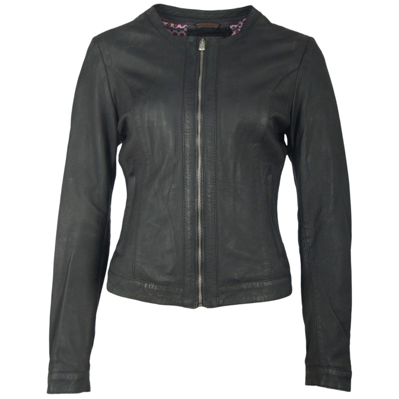 Geaca de Piele Dama Deercraft Neagra Dahlia S18 LNANV – Black Friday