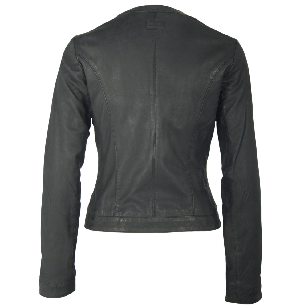 Geaca de Piele Dama Deercraft Neagra Dahlia S18 LNANV geci de piele - readytowear.ro