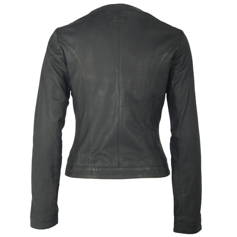 Geaca de Piele Dama Deercraft Neagra Dahlia S18 LNANV – Black Friday