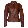 Geaca de Piele Naturala Dama Gipsy Coniac Daisy NSLVW Geaca de Piele Naturala Dama Gipsy Coniac Daisy NSLVW - readytowear.ro