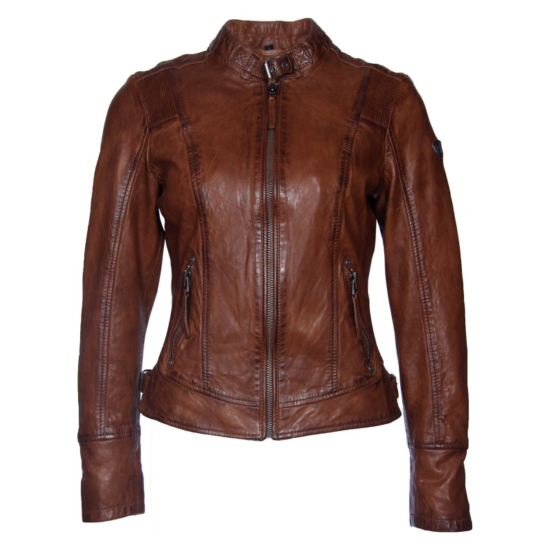 Geaca de Piele Naturala Dama Gipsy Coniac Daisy NSLVW – IMBRACAMINTE Geaca de Piele Naturala Dama Gipsy Coniac Daisy NSLVW – IMBRACAMINTE