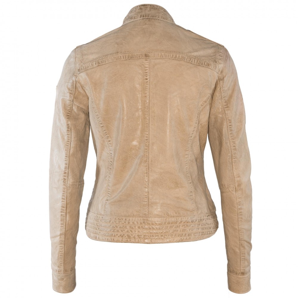 Geaca de Piele Naturala Dama Gipsy Bej Dana NSLONTV Geaca de Piele Naturala Dama Gipsy Bej Dana NSLONTV - readytowear.ro