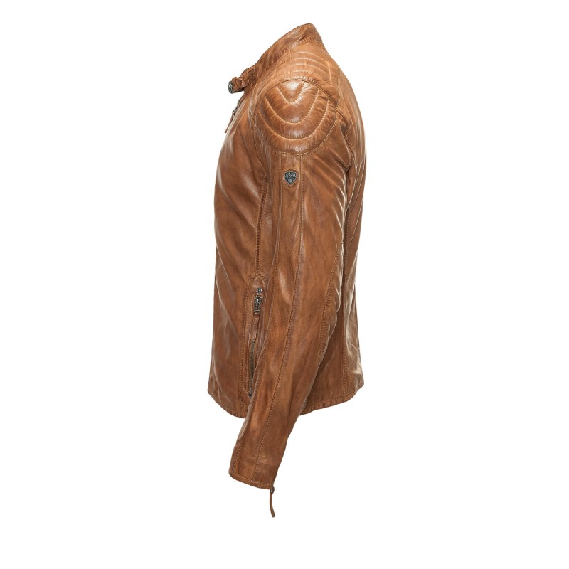 Geaca de Piele Barbati Gipsy Coniac Darron LATEOV – IMBRACAMINTE Geaca de Piele Barbati Gipsy Coniac Darron LATEOV – IMBRACAMINTE