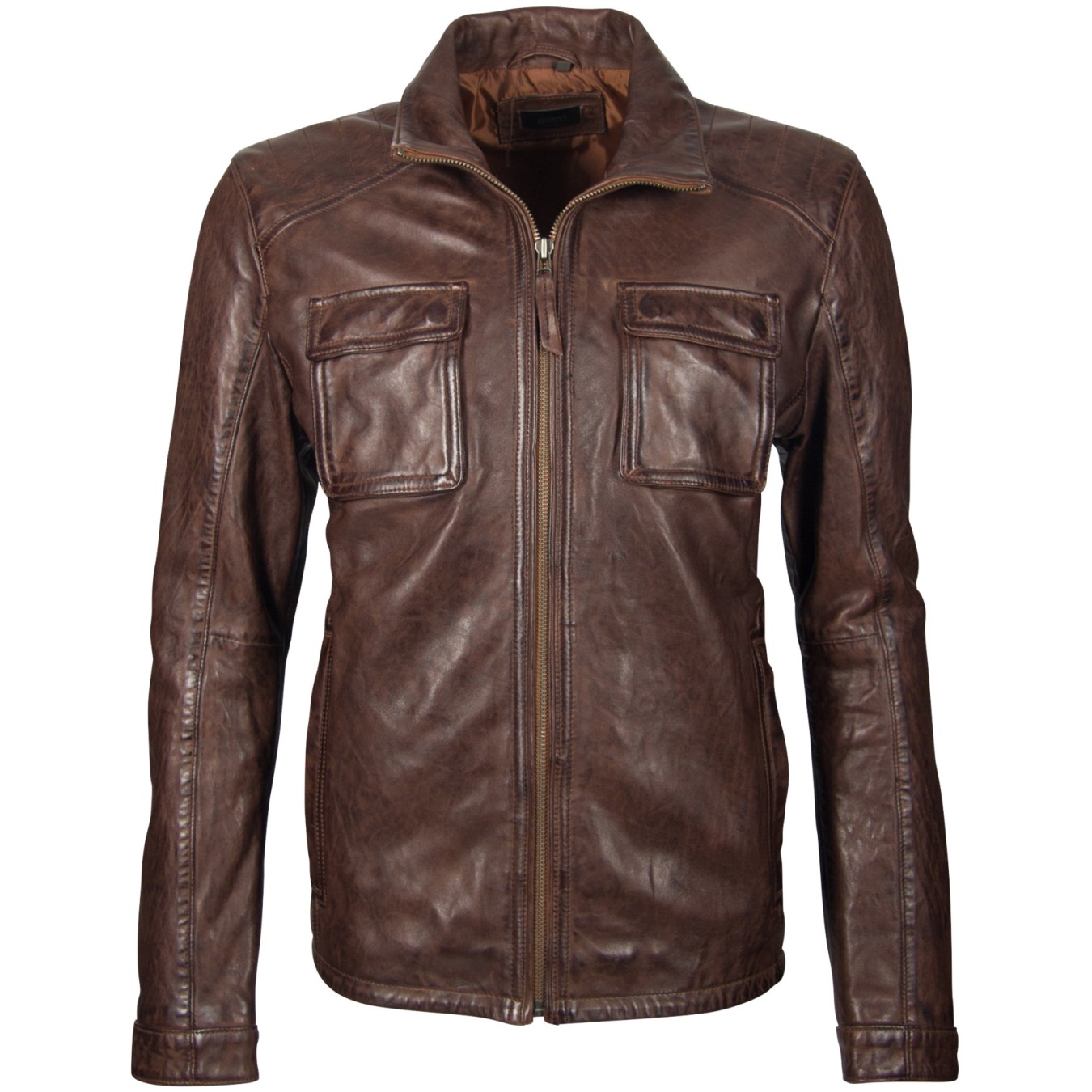 Geaca de Piele Naturala Barbati Gipsy Coniac Dawn NSLV – IMBRACAMINTE