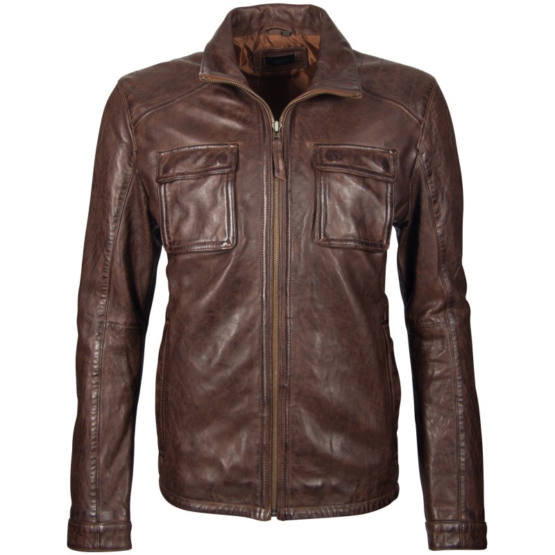 Geaca de Piele Naturala Barbati Gipsy Coniac Dawn NSLV – IMBRACAMINTE Geaca de Piele Naturala Barbati Gipsy Coniac Dawn NSLV – IMBRACAMINTE