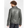 Geaca de Piele Barbati Deercraft Gri Inchis Dawn NSLV geci de piele - readytowear.ro