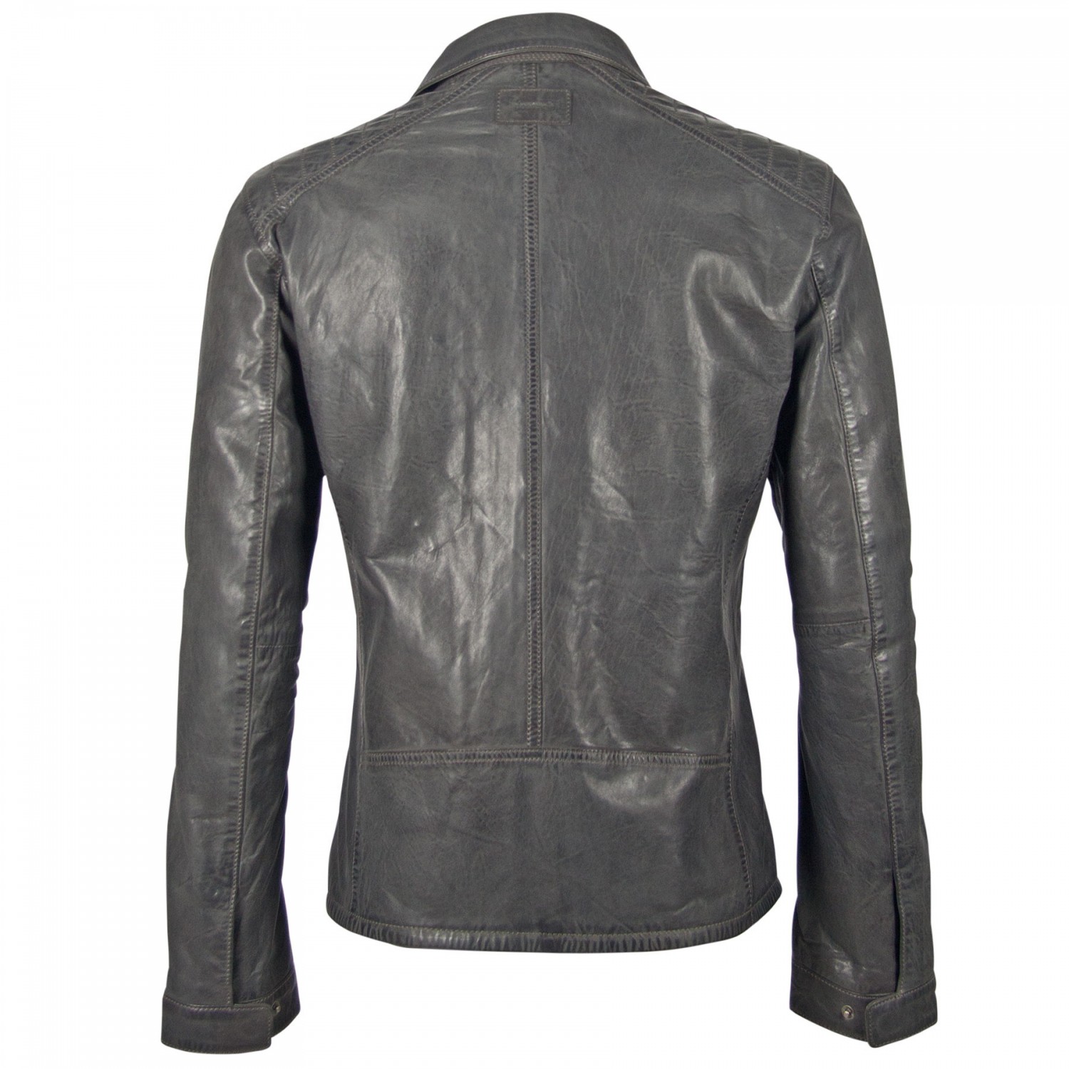 Geaca de Piele Barbati Deercraft Gri Inchis Dawn NSLV – IMBRACAMINTE