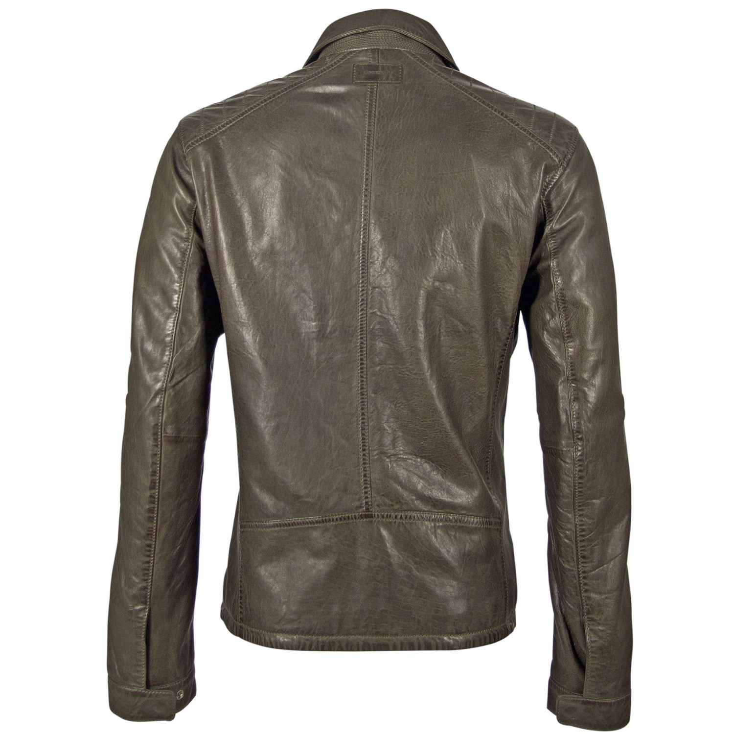 Geaca de Piele Naturala Barbati Gipsy Olive Dawn NSLV – Black Friday