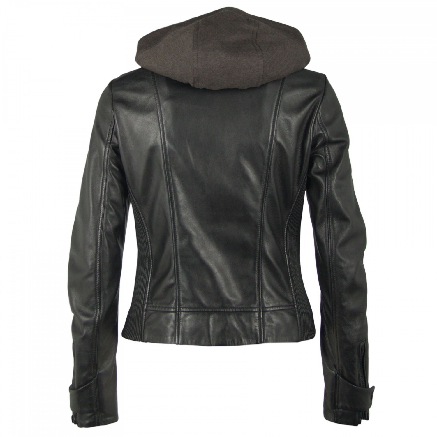 Geaca de Piele Naturala Dama Gipsy Neagra Desi SF LPAV – IMBRACAMINTE