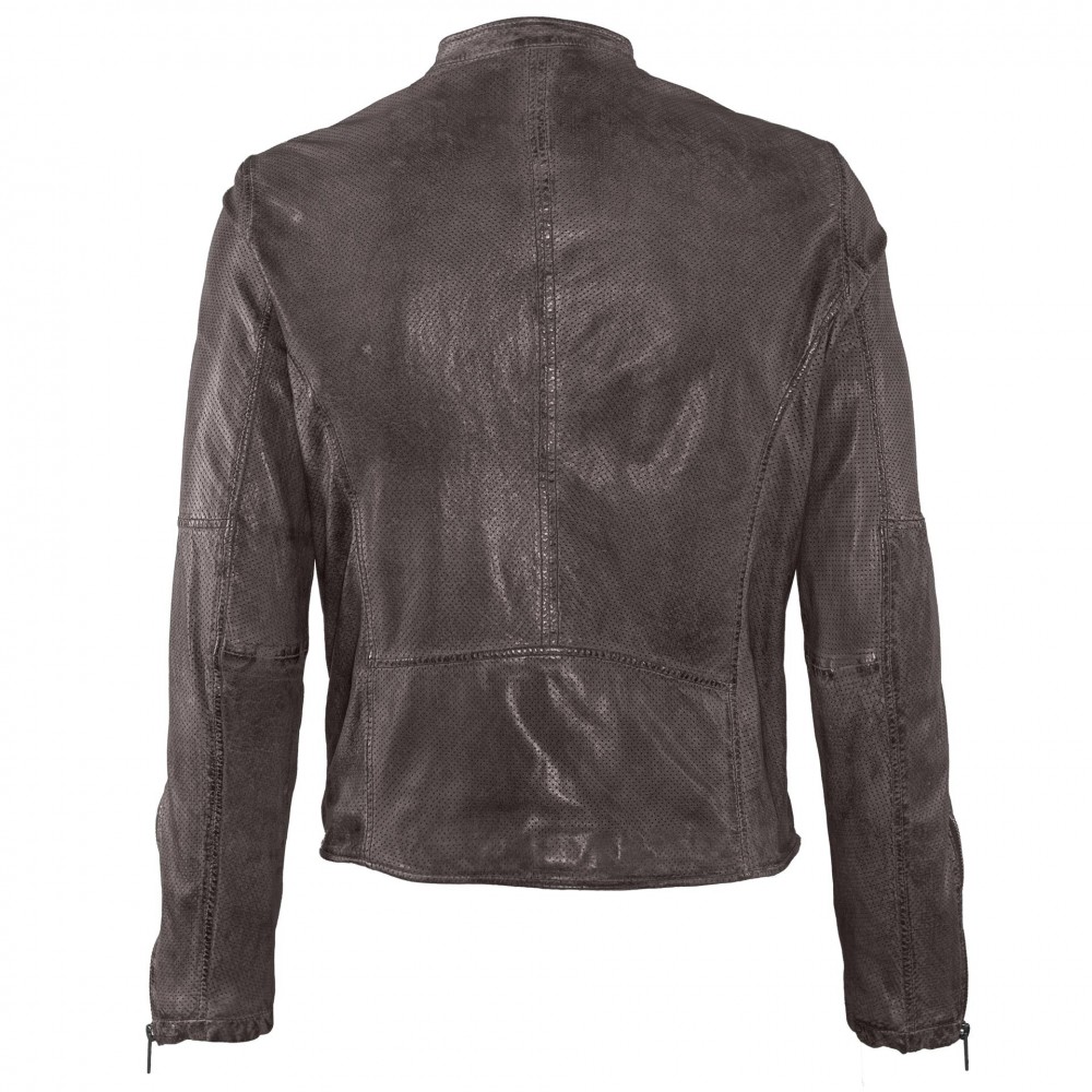 Geaca de Piele Naturala Barbati Gipsy Gri Inchis Dev 2 SF LRPEV Geaca de Piele Naturala Barbati Gipsy Gri Inchis Dev 2 SF LRPEV - readytowear.ro