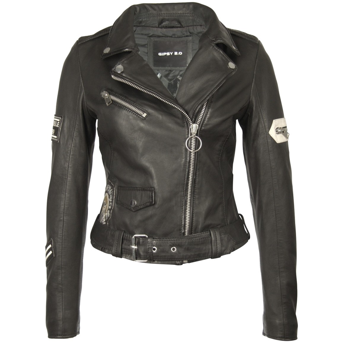 Geaca de Piele Naturala Dama Gipsy Neagra Devil 2 SF LAROXV – IMBRACAMINTE Geaca de Piele Naturala Dama Gipsy Neagra Devil 2 SF LAROXV – IMBRACAMINTE