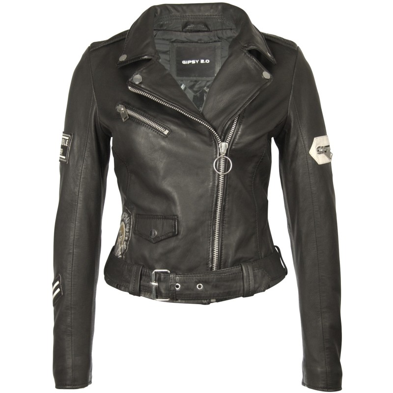 Geaca de Piele Naturala Dama Gipsy Neagra Devil 2 SF LAROXV – IMBRACAMINTE Geaca de Piele Naturala Dama Gipsy Neagra Devil 2 SF LAROXV – IMBRACAMINTE