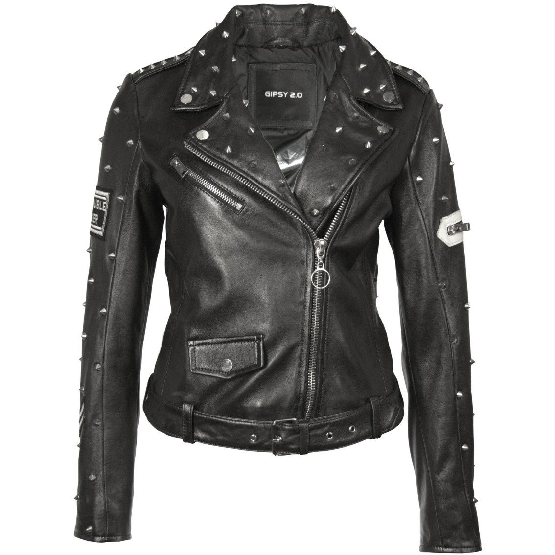 Geaca de Piele Naturala Dama Gipsy Neagra Devil SF LEGV – Black Friday