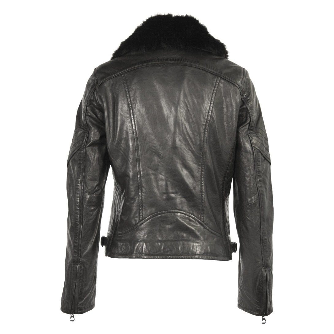 Geaca de Piele Naturala Dama Gipsy Neagra Dibah NSLONTV W – IMBRACAMINTE Geaca de Piele Naturala Dama Gipsy Neagra Dibah NSLONTV W – IMBRACAMINTE