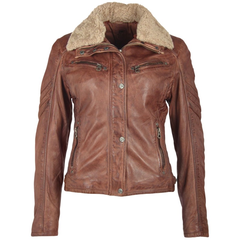 Geaca de Piele Naturala Dama Gipsy Castanie Dibah W18 LANOV W – IMBRACAMINTE Geaca de Piele Naturala Dama Gipsy Castanie Dibah W18 LANOV W – IMBRACAMINTE