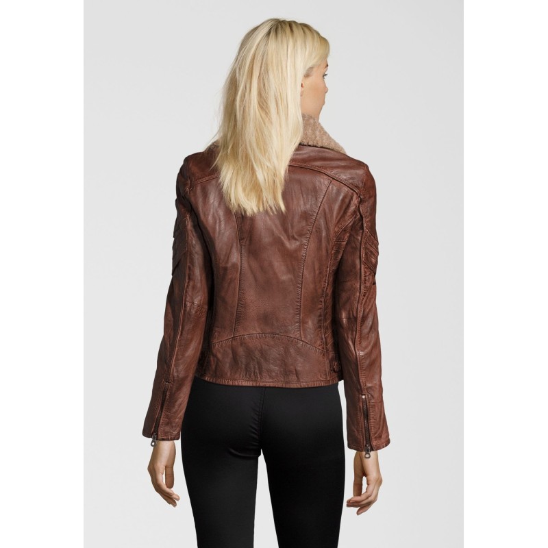 Geaca de Piele Naturala Dama Gipsy Castanie Dibah W18 LANOV W – IMBRACAMINTE Geaca de Piele Naturala Dama Gipsy Castanie Dibah W18 LANOV W – IMBRACAMINTE