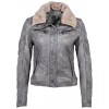 Geaca de Piele Naturala Dama Gipsy Gri Dibah W18 LANOV W Geaca de Piele Naturala Dama Gipsy Gri Dibah W18 LANOV W - readytowear.ro