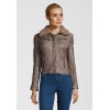 Geaca de Piele Naturala Dama Gipsy Gri Dibah W18 LANOV W Geaca de Piele Naturala Dama Gipsy Gri Dibah W18 LANOV W - readytowear.ro