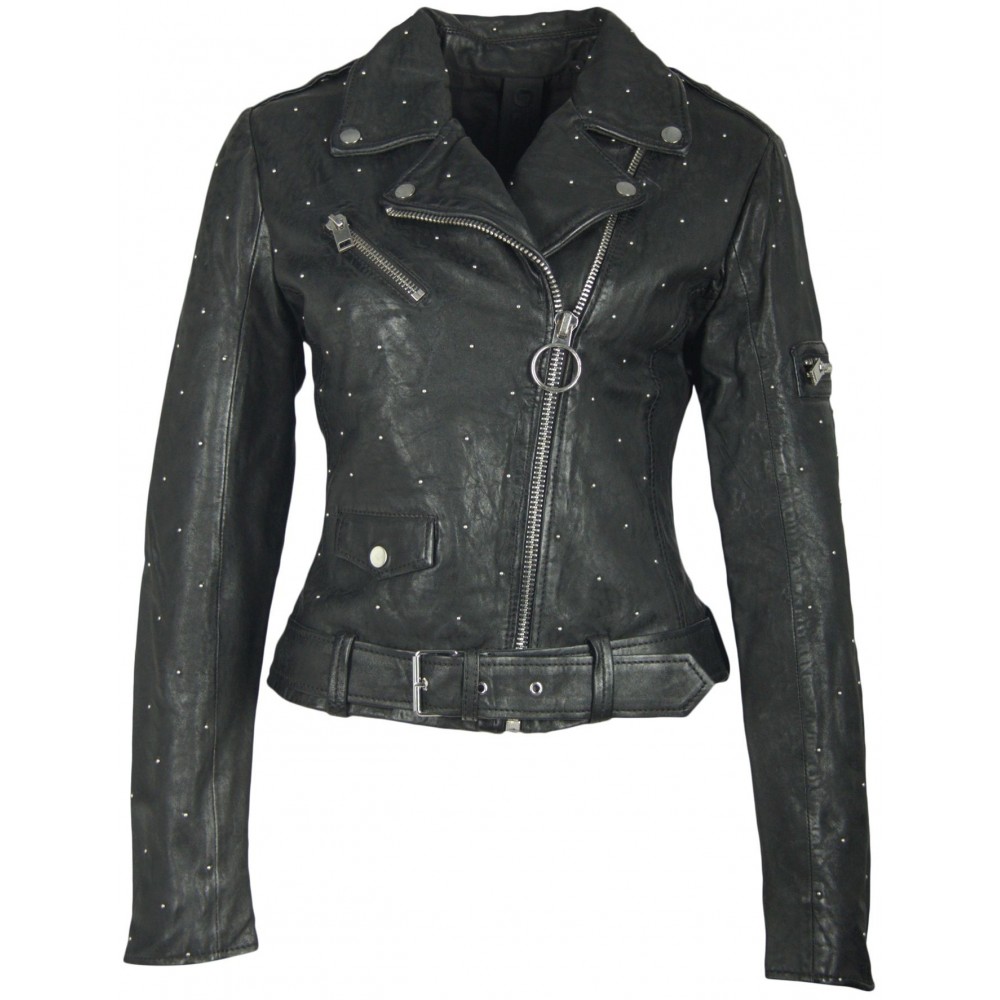 Geaca de Piele Naturala Dama Gipsy Neagra Different 2 SF NSLCOUNTV Geaca de Piele Naturala Dama Gipsy Neagra Different 2 SF NSLCOUNTV - readytowear.ro