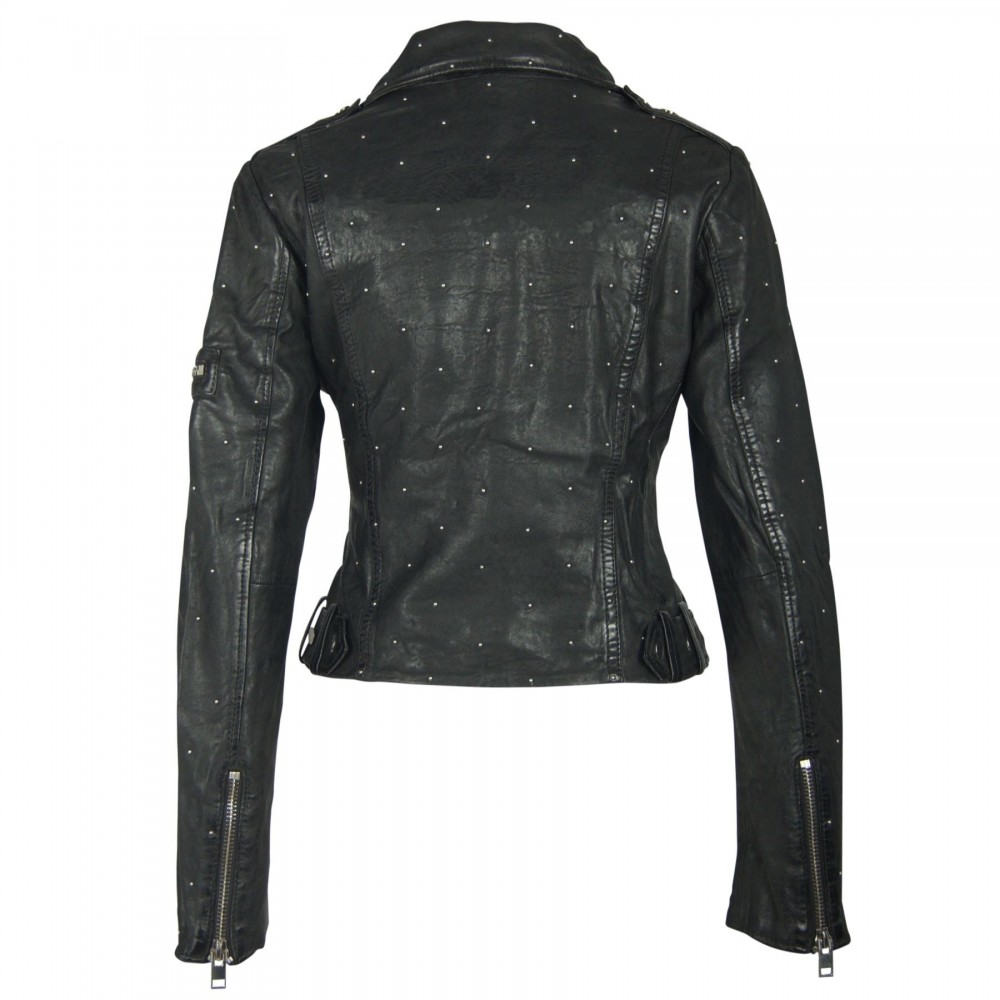 Geaca de Piele Naturala Dama Gipsy Neagra Different 2 SF NSLCOUNTV Geaca de Piele Naturala Dama Gipsy Neagra Different 2 SF NSLCOUNTV - readytowear.ro