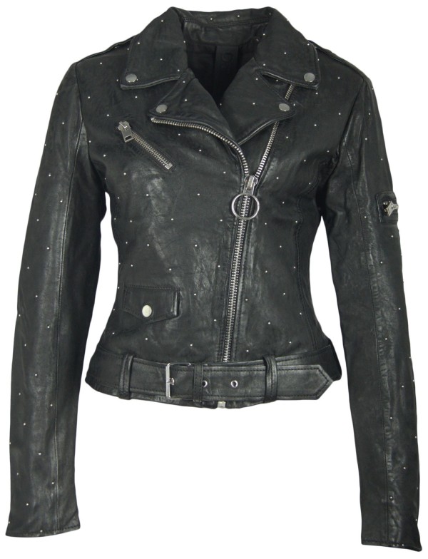 Geaca de Piele Naturala Dama Gipsy Neagra Different SF NSLCOUNTV – IMBRACAMINTE — fotografia 1
