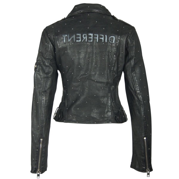Geaca de Piele Naturala Dama Gipsy Neagra Different SF NSLCOUNTV – IMBRACAMINTE — fotografia 2