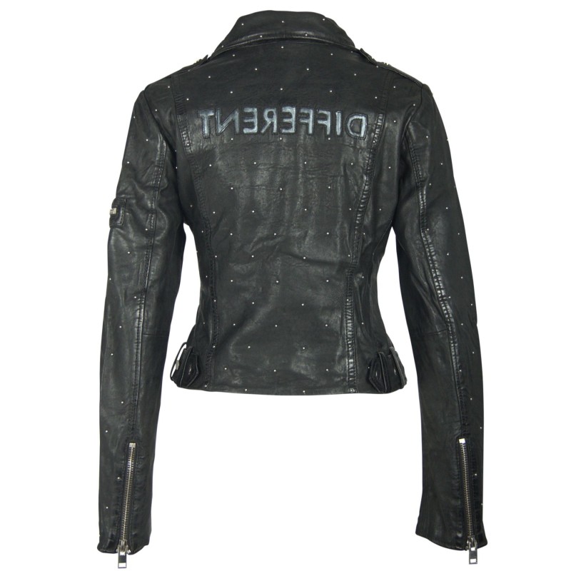 Geaca de Piele Naturala Dama Gipsy Neagra Different SF NSLCOUNTV – IMBRACAMINTE