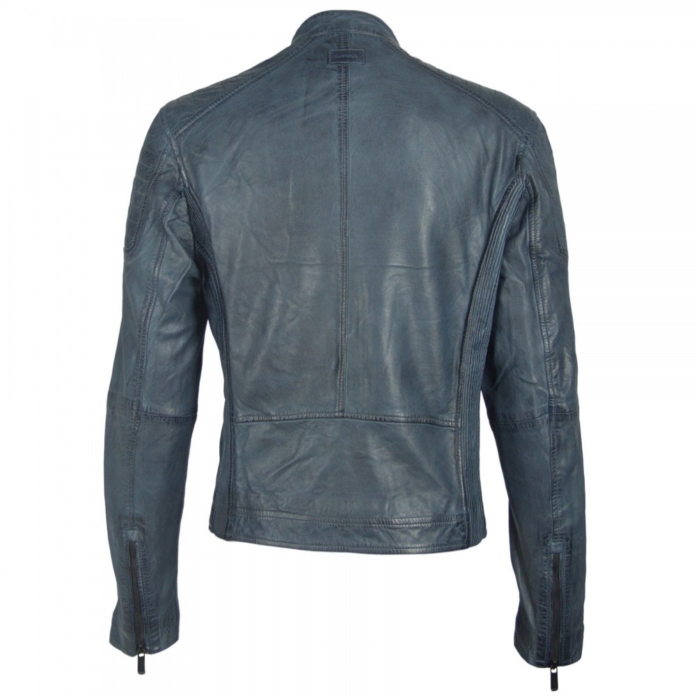Geaca de Piele Naturala Barbati Gipsy Bleumarin Dorian NSLV Geaca de Piele Naturala Barbati Gipsy Bleumarin Dorian NSLV - readytowear.ro