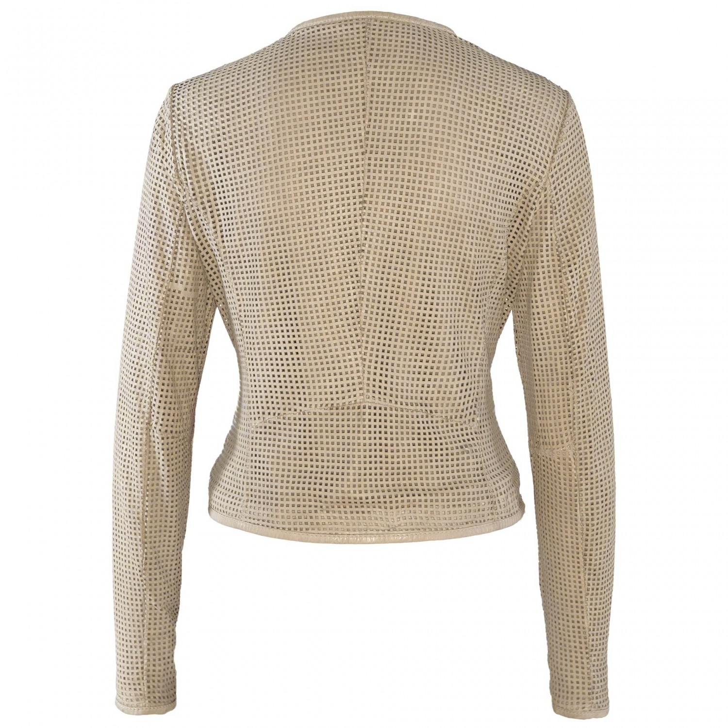 Geaca de Piele Naturala Dama Gipsy Bej Dream LZPEV – IMBRACAMINTE