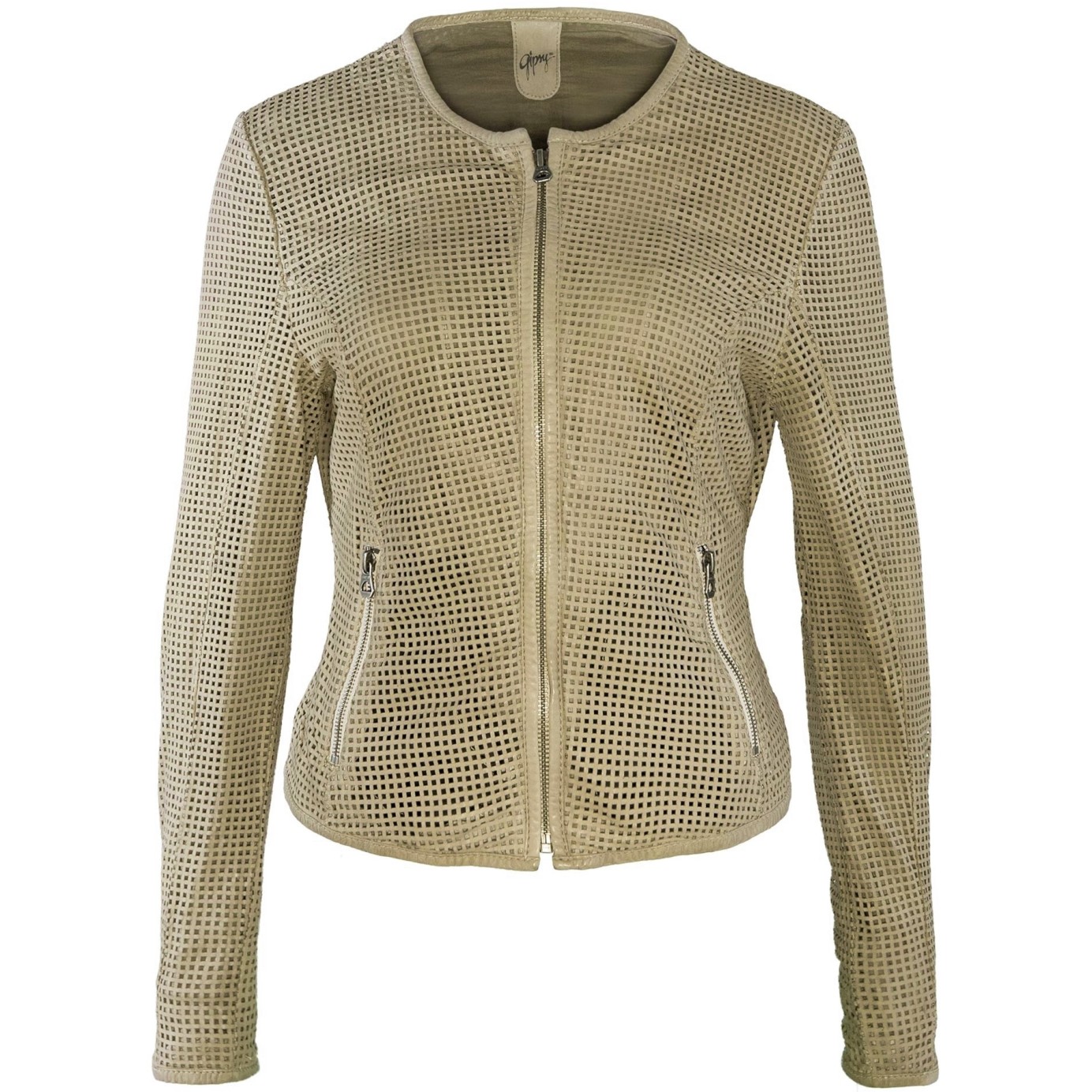 Geaca de Piele Naturala Dama Gipsy Olive Dream LZPEV – Black Friday