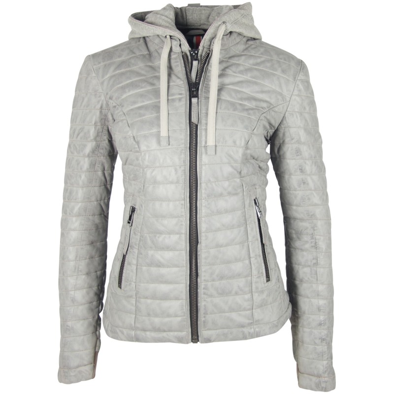 Geaca de Piele Naturala Dama Gipsy Gri Drifty LNBV W – IMBRACAMINTE Geaca de Piele Naturala Dama Gipsy Gri Drifty LNBV W – IMBRACAMINTE