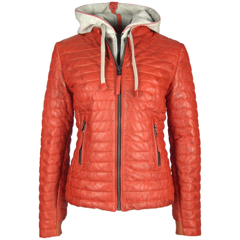 Geaca de Piele Naturala Dama Gipsy Rosu Aprins Drifty LNBV W – IMBRACAMINTE Geaca de Piele Naturala Dama Gipsy Rosu Aprins Drifty LNBV W – IMBRACAMINTE