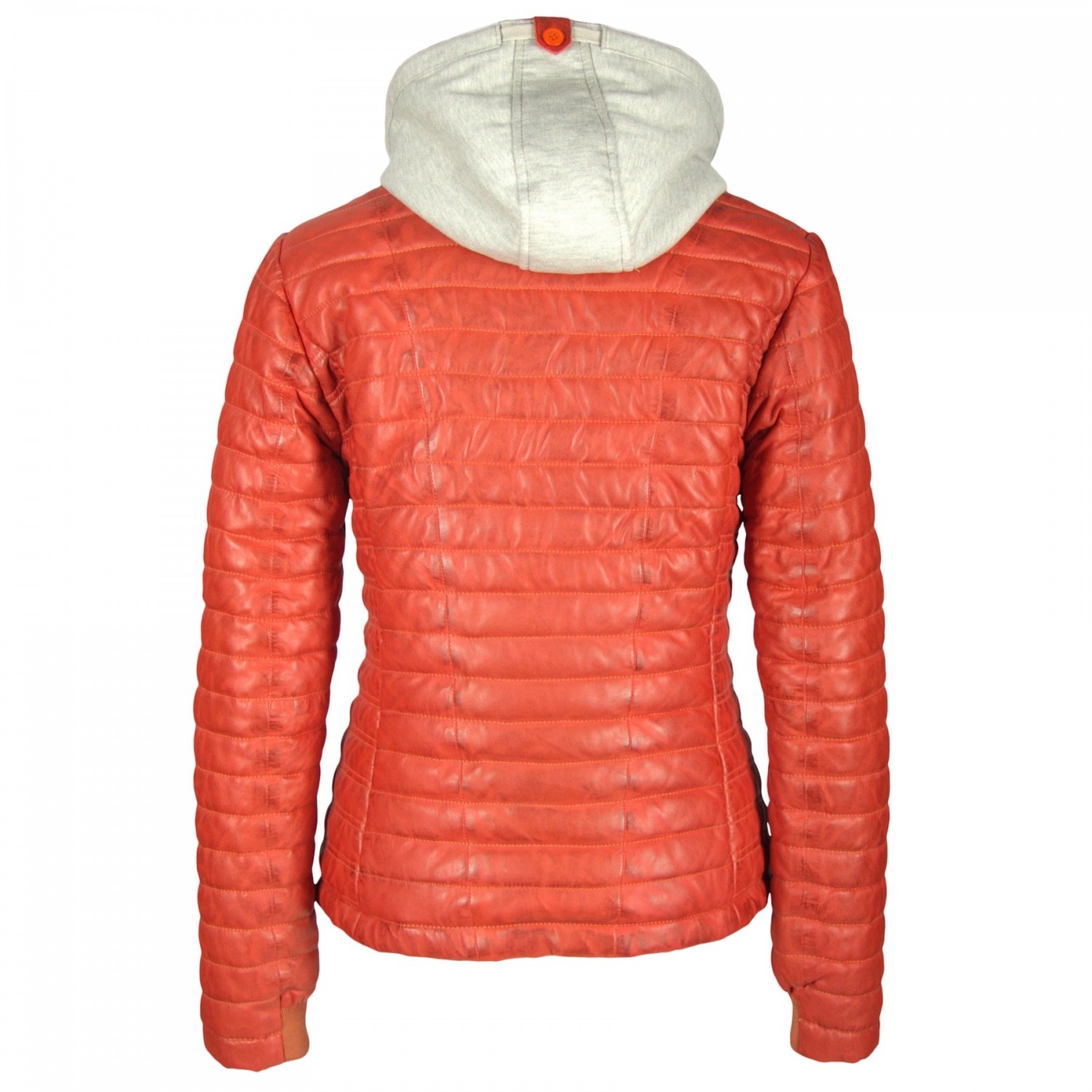 Geaca de Piele Naturala Dama Gipsy Rosu Aprins Drifty LNBV W – IMBRACAMINTE