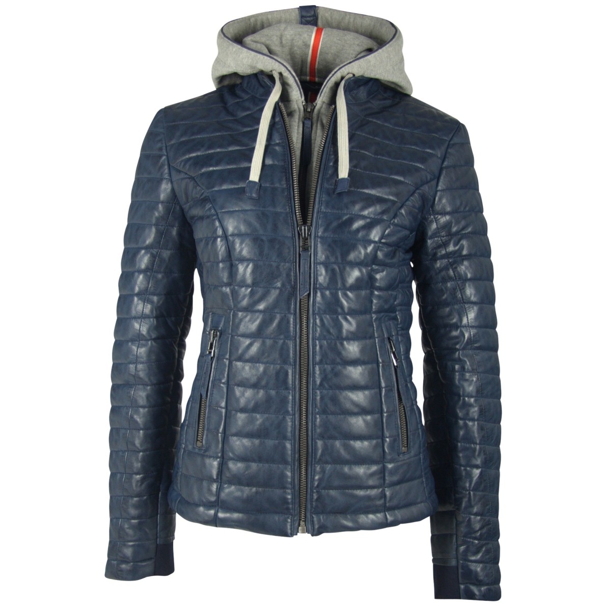 Geaca de Piele Naturala Dama Gipsy Bleumarin Drifty LNBV W – IMBRACAMINTE