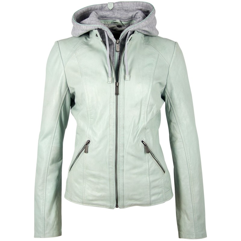 Geaca de Piele Naturala Dama Gipsy Verde Menta Droppy NSLONTV – IMBRACAMINTE Geaca de Piele Naturala Dama Gipsy Verde Menta Droppy NSLONTV – IMBRACAMINTE