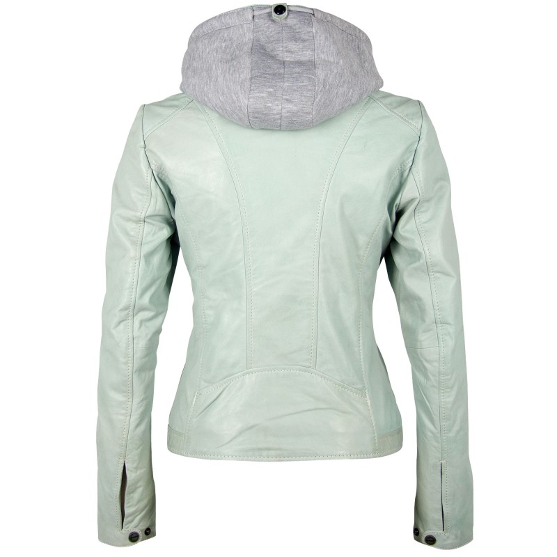 Geaca de Piele Naturala Dama Gipsy Verde Menta Droppy NSLONTV – IMBRACAMINTE Geaca de Piele Naturala Dama Gipsy Verde Menta Droppy NSLONTV – IMBRACAMINTE