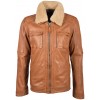 Geaca de Piele Barbati Deercraft Coniac Dunce NSLVV W geci de piele - readytowear.ro