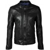 Geaca de Piele Naturala Barbati Gipsy Neagra Eagle NSLV - readytowear.ro