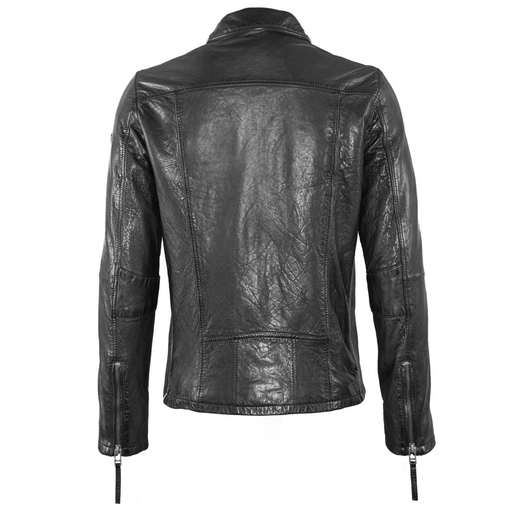 Geaca de Piele Naturala Barbati Gipsy Neagra Edison SF LGAWV Geaca de Piele Naturala Barbati Gipsy Neagra Edison SF LGAWV - readytowear.ro