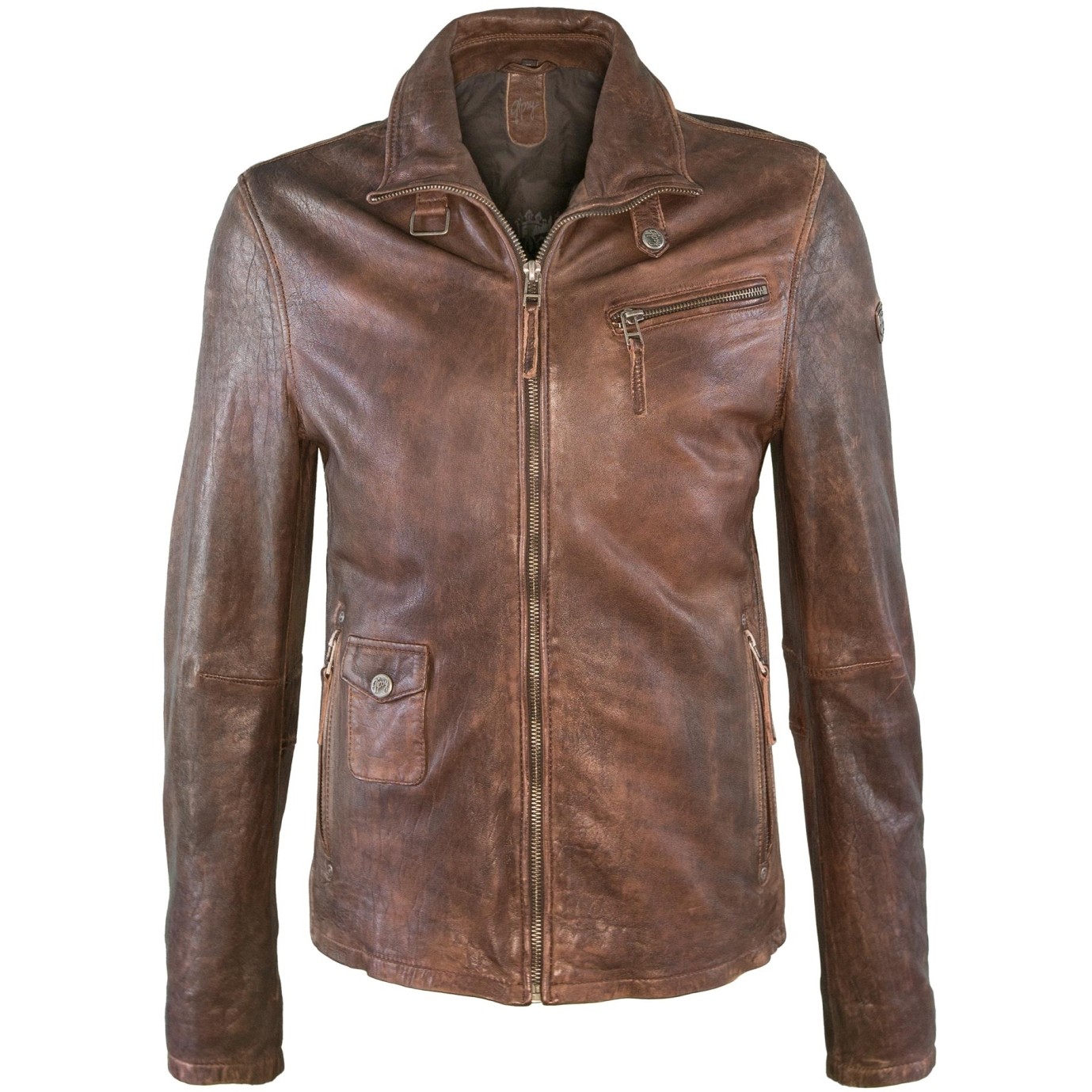 Geaca de Piele Naturala Barbati Gipsy Maro Vintage Edison SF NSLAV – IMBRACAMINTE