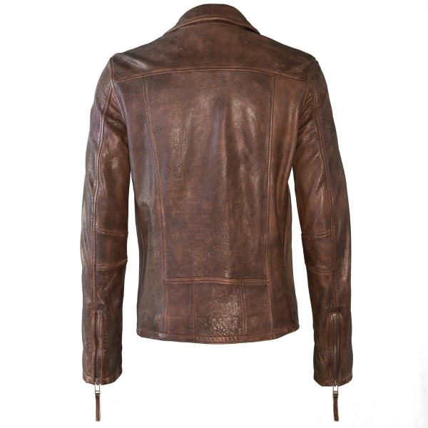 Geaca de Piele Naturala Barbati Gipsy Maro Vintage Edison SF NSLAV – Black Friday — fotografia 2