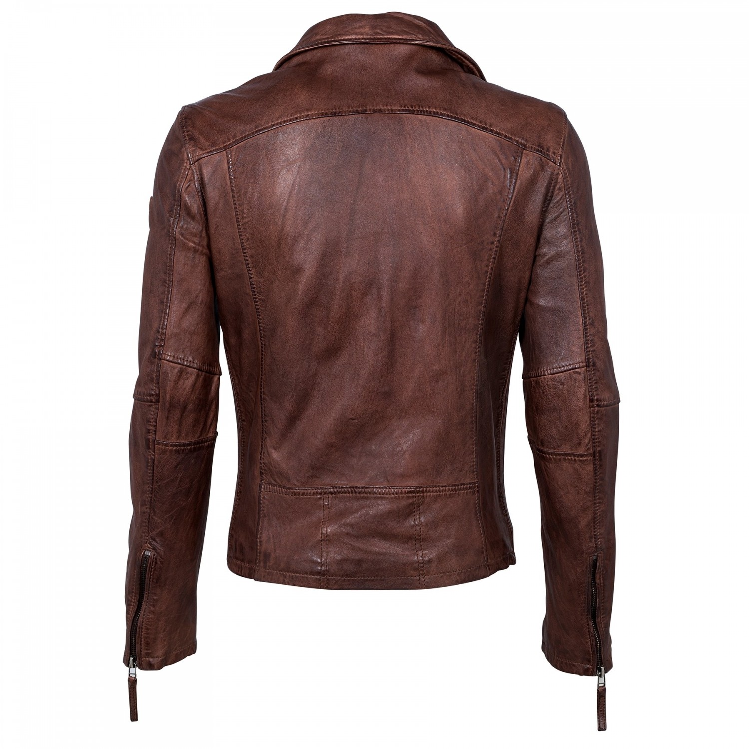 Geaca de Piele Naturala Barbati Gipsy Castaniu Edison W18 SF LANOV – Black Friday