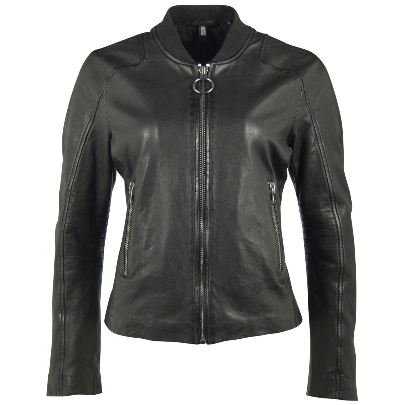 Geaca de Piele Naturala Dama Gipsy Neagra Edy SF LVD – IMBRACAMINTE