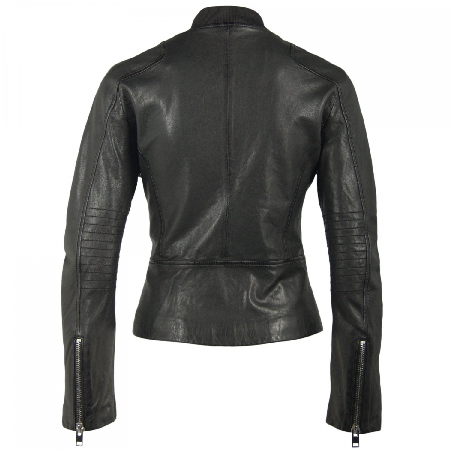 Geaca de Piele Naturala Dama Gipsy Neagra Edy SF LVD – IMBRACAMINTE