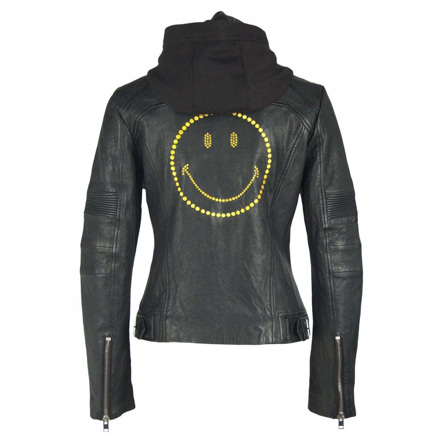 Geaca de Piele Naturala Dama Gipsy Neagra Eena S SF LARAV – IMBRACAMINTE